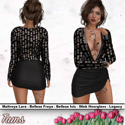 Tams - Long Sleeved Dress - Kamiko