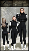 =ED= SNOWE SET - (Black) - Maitreya