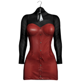 Emery Collonade Dress Red