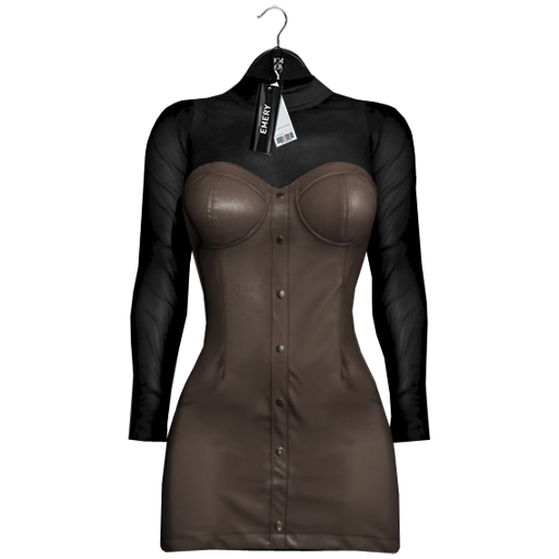 Emery Collonade Dress Mink