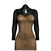 Emery Collonade Dress Safari