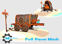 Mesh Place - Winter Carriage Scene - Full Perm Mesh