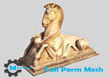 Mesh Place - Sea Horse and Osprey Statue (add to unpack)