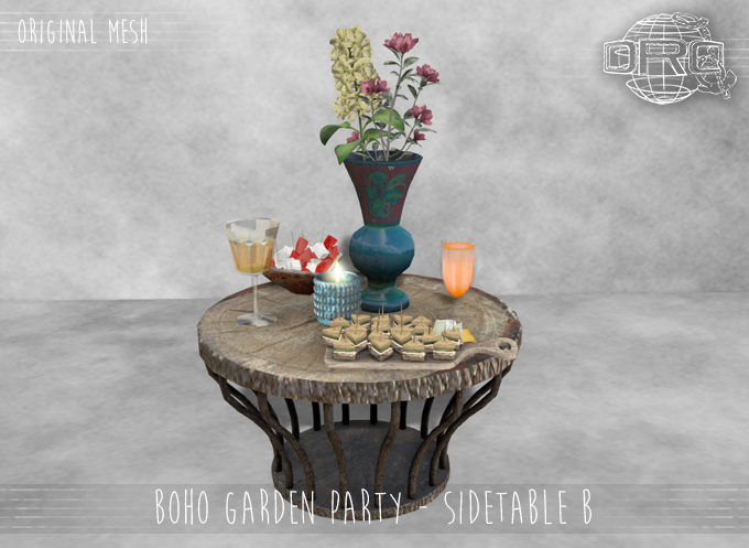 -DRD- Boho Garden Party -Sidetable B (add)