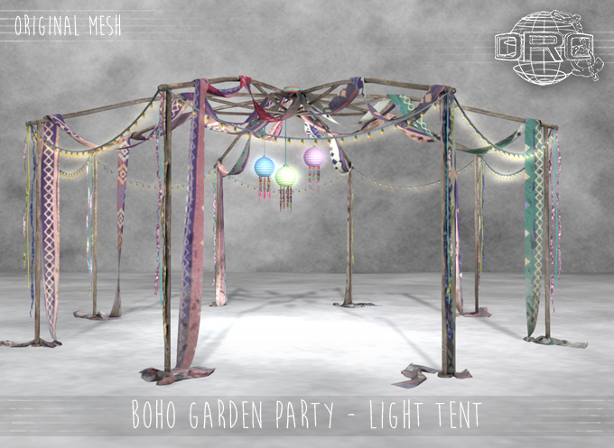 -DRD- Boho Garden Party - Light Tent