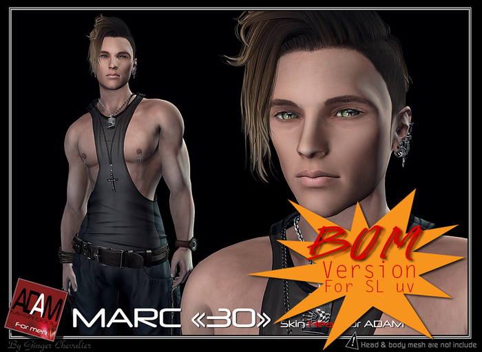 *!*Adam-skin head Marc 30 BOM