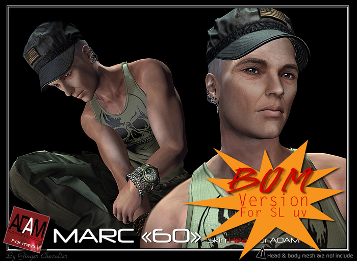 *!*Adam-skin head Marc 60 BOM