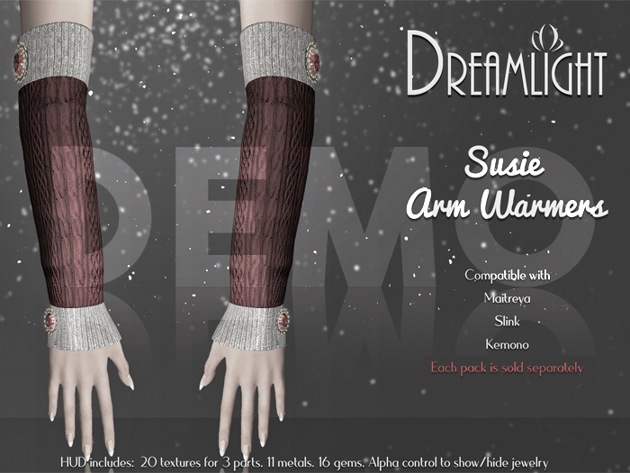 [Dreamlight] "Susie" Arm Warmers - DEMO