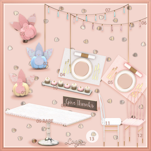 09 Lagom - Pink-givings [Table] - RARE