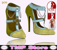 //TCS//  3 color Ankle Pumps  YOB ~ Slink & Legacy