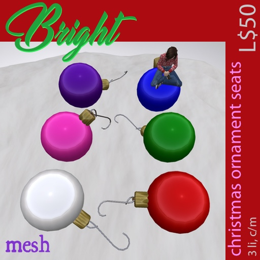 ornament seats - bright