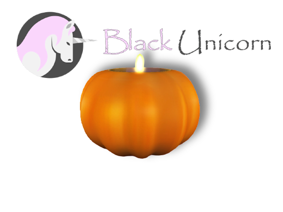 Black Unicorn - JackOLantern Candle