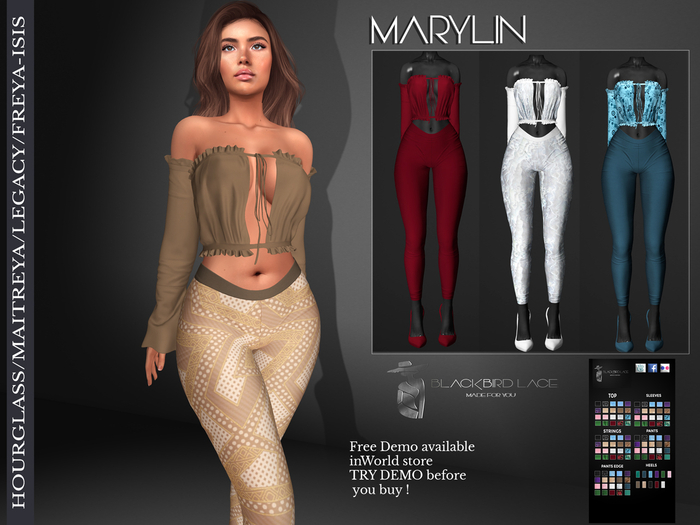 MARYLIN Outfit By Blackbird Lace