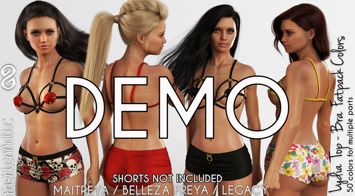 Demo FashionNatic - Lydia Bra Fatpack - Maitreya, Lara Petite, Belleza Freya, Legacy