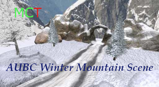AUBC Winter Mountain Scene 