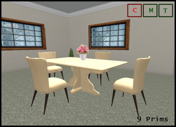 Set Table 4 Chairs