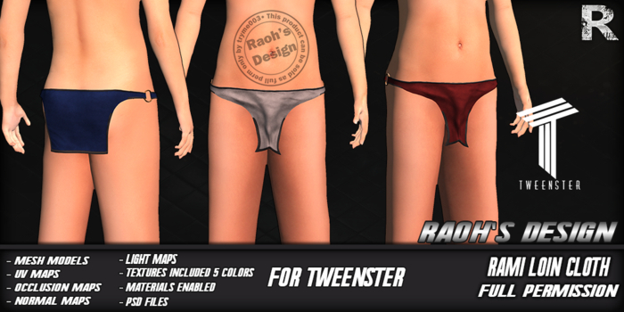 -Raoh- Rami Loin Cloth TWEENSTER -DEMO-