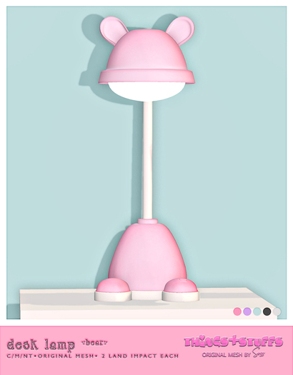 things&stuffs [desk lamp] bear unpack box