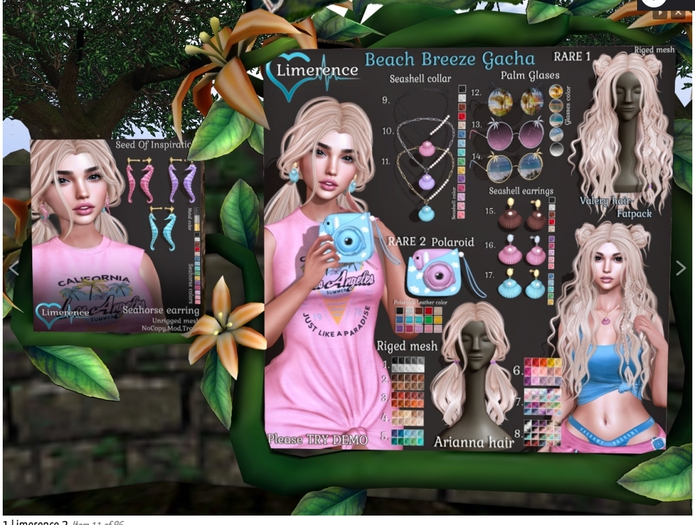 #10{Limerence} Seashell Necklace-Silver