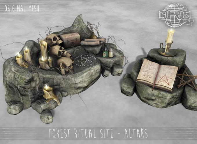-DRD- Forest Ritual Site - Forest Altars