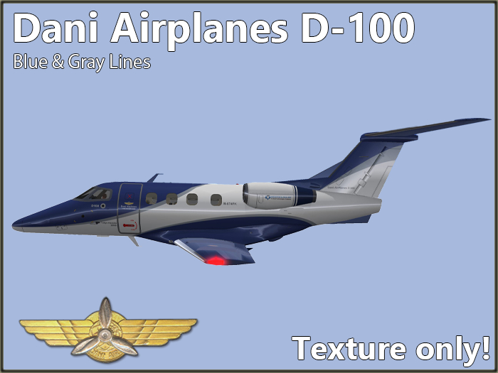 Paint Ext. D-100 (Blue & Gray Line)