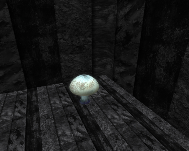 Bella Seta Mushroom Standard -- Blue