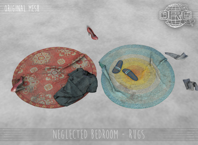 -DRD- Neglected Bedroom - Rugs (add)