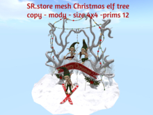 SR.store mesh Christmas elf tree