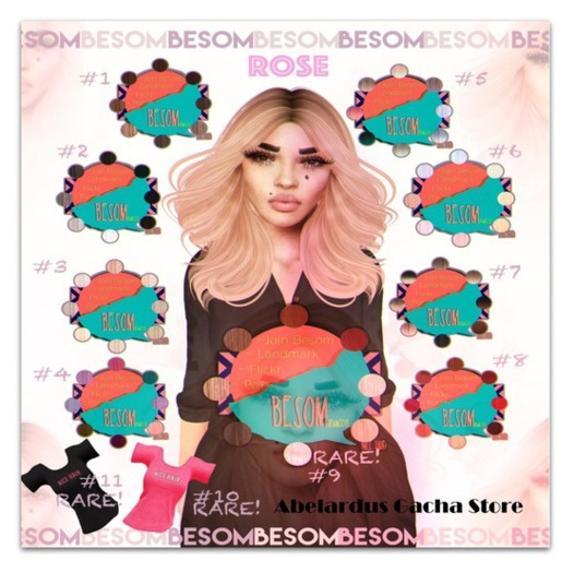 *Besom Hair~ Rose *Reds*