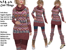 [CT] IceSkate & Relax Winter Outfit Murmansk DEMO - Dress and Legwarmers