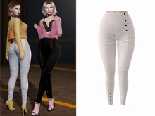 -[ vagrant ]- Josephine Jeans - White