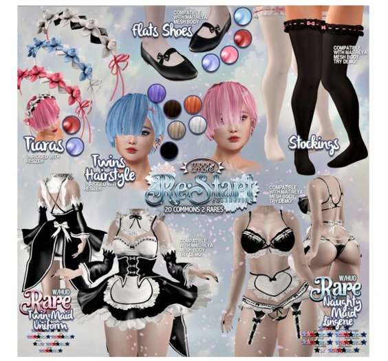 :Moon Amore: RE:Start / Hairstyle (Brunette)