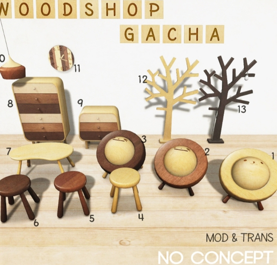 [NO CONCEPT] wooden low chest