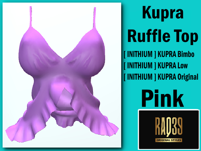 [R39] Kupra Ruffle Top PINK