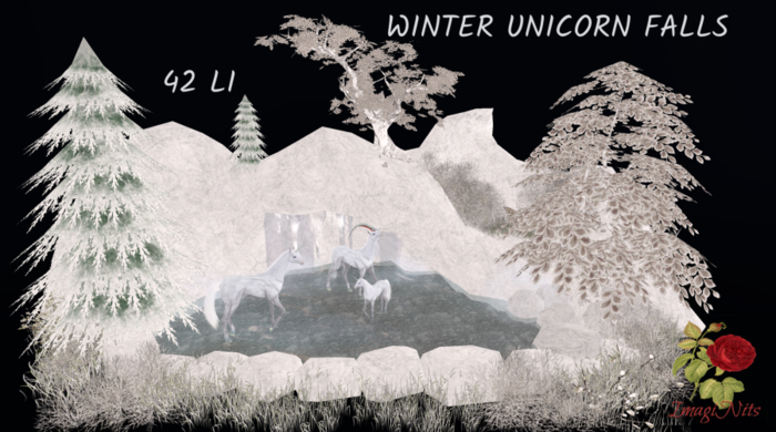 ImagiNits WINTER UNICORN FALLS  box