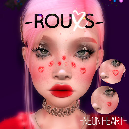 -ROUXS- neon heart
