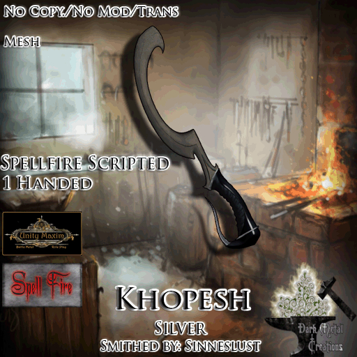 Kentavros Goods: Khopesh-Silver (Boxed)
