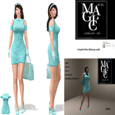 ***Maitreya Retro Complete outfit Turq. BOX