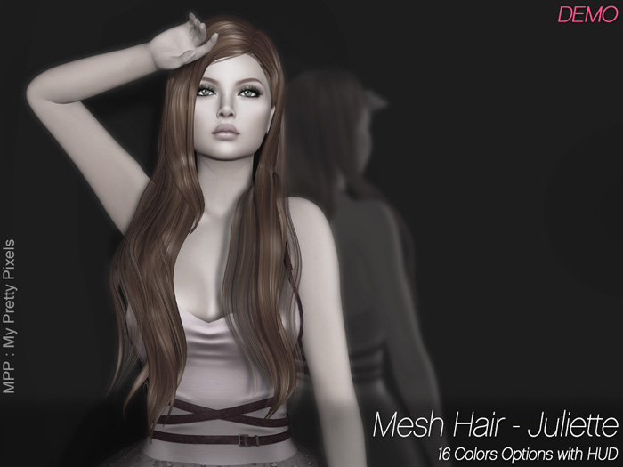 - MPP - Mesh Hair - Juliette - DEMO