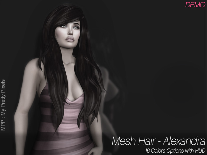 - MPP - Mesh Hair - Alexandra - DEMO