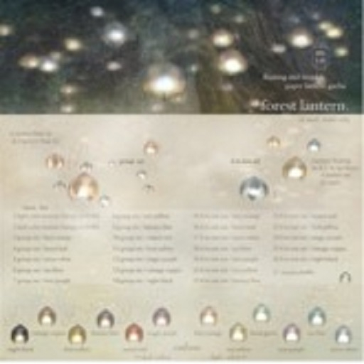 14//{anc} forest lantern.group set / night black