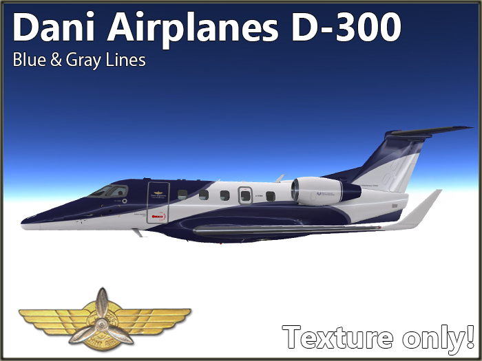 Paint D-300 (Blue-Gray Lines)