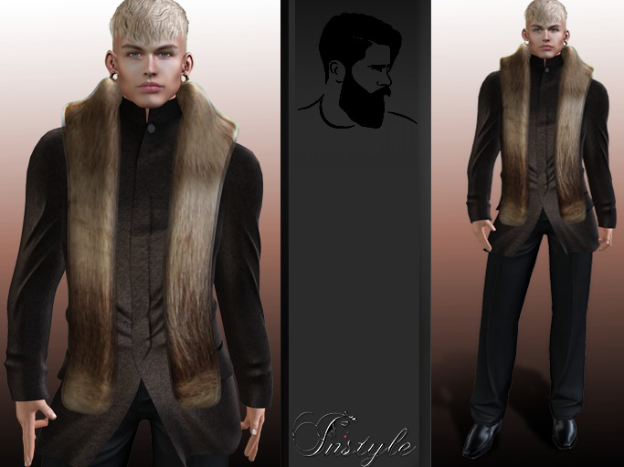 InStyl-  Men's  brown suit - Fur ( Belleza Jake, Signature Gianni, Slink )