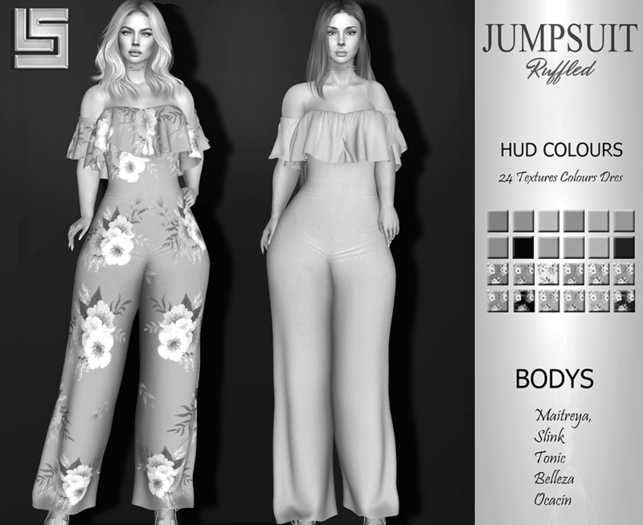 [LS] JUMPSUIT RUFFLED 01 DEMO