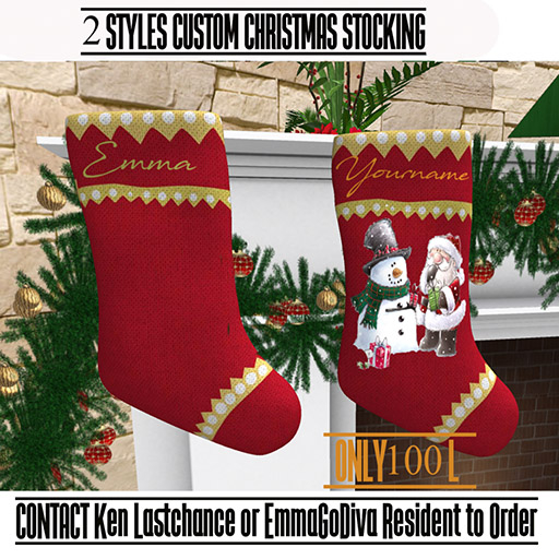 FIVE PACK CHRISTMAS STOCKING BOX