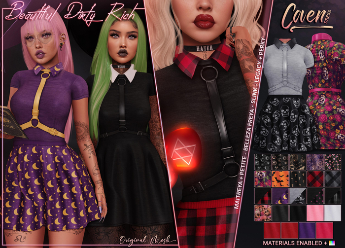 *B.D.R.* Coven -Dress-