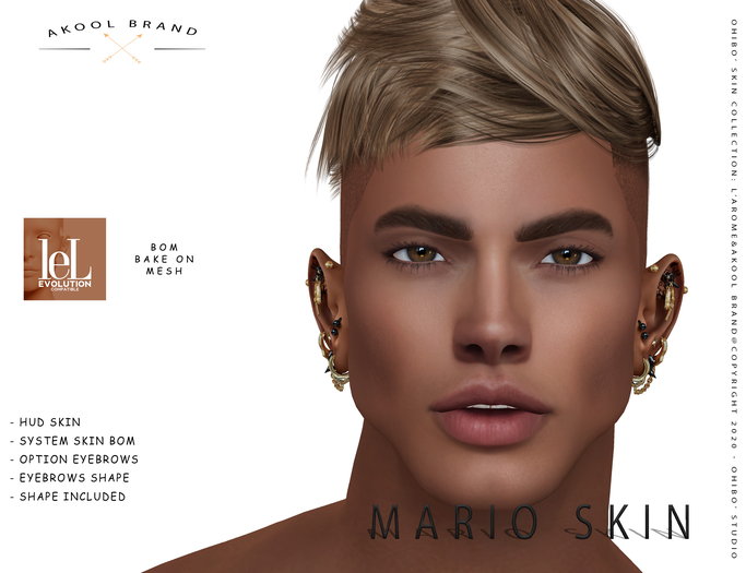 {Akool&Ohibo} Mario Skin T7 #LEL-BOM