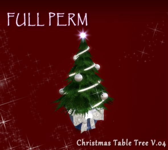 Table Christmas Tree - Silver
