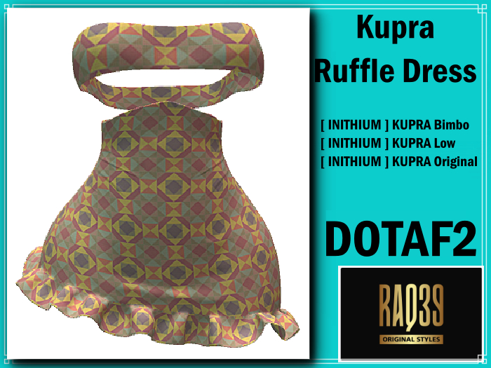 [R39] Kupra Ruffle Dress DOTAF2