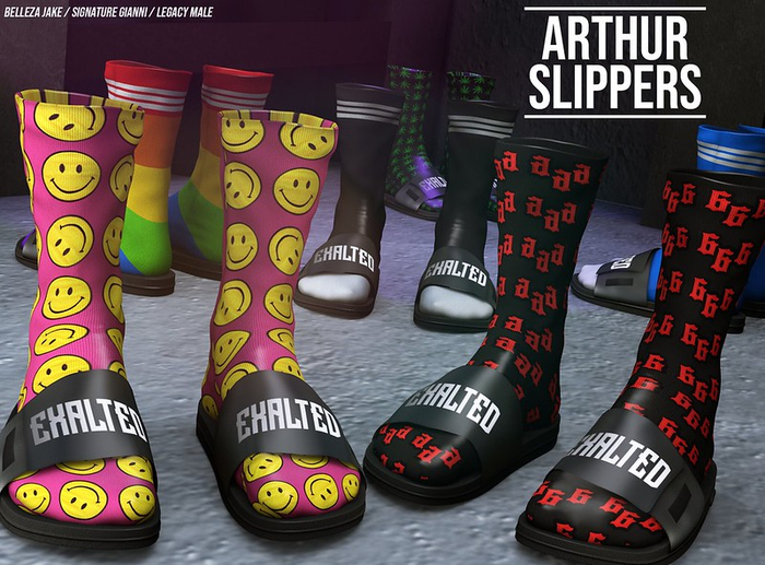 ExalteD - Arthur Slippers {PACK}